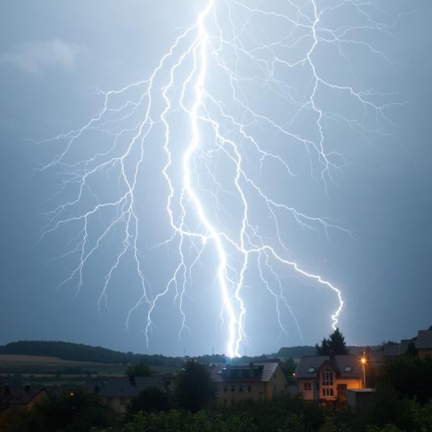 Blitz über Bad Mergentheim