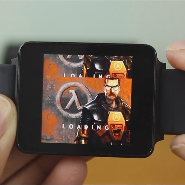 Half-Life kann man auch auf einer LG G Watch spielen