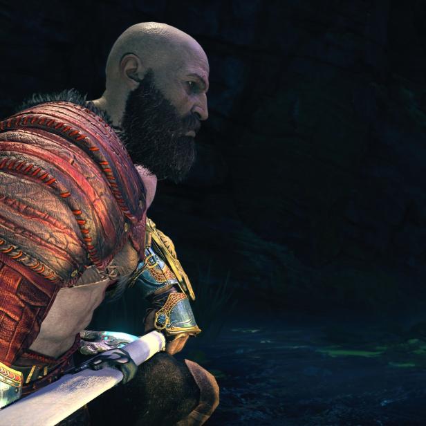 Kratos und Atreus bei einem ihrer Vater-Sohn-Bootsgespräche