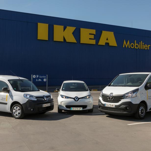 Renault und Ikea gründen einen Carsharing-Dienst für Möbelkäufer