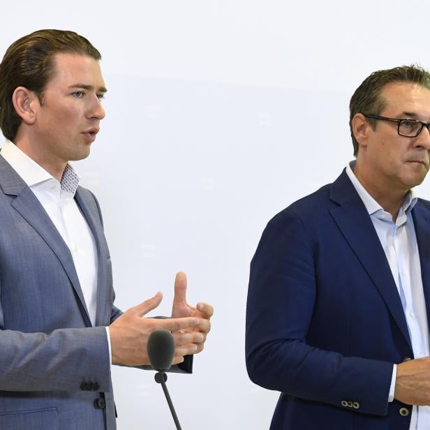 REGIERUNGSKLAUSUR IN MAUERBACH: STRACHE/KURZ