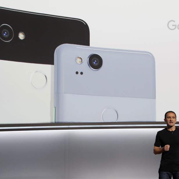 Google's Queiroz speaks during a launch event in San Francisco