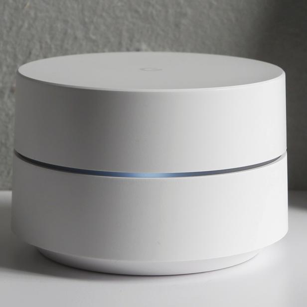 Google Wifi is displayed during the presentation of new Google hardware in San Francisco