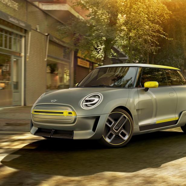 So sah das Konzept des Mini Electric aus. In Kürze wird das Serienmodell präsentiert