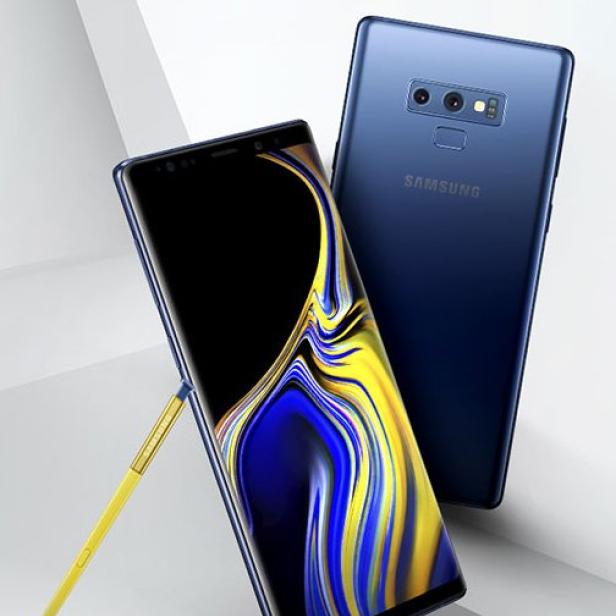 Ein geleaktes Bild des Galaxy Note 9 .