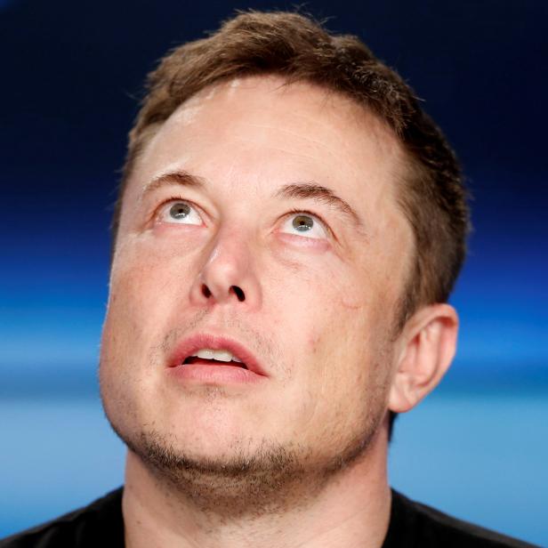 FILE PHOTO: SpaceX founder Musk at a press conference following the first launch of a SpaceX Falcon Heavy rocket in Cape Canaveral