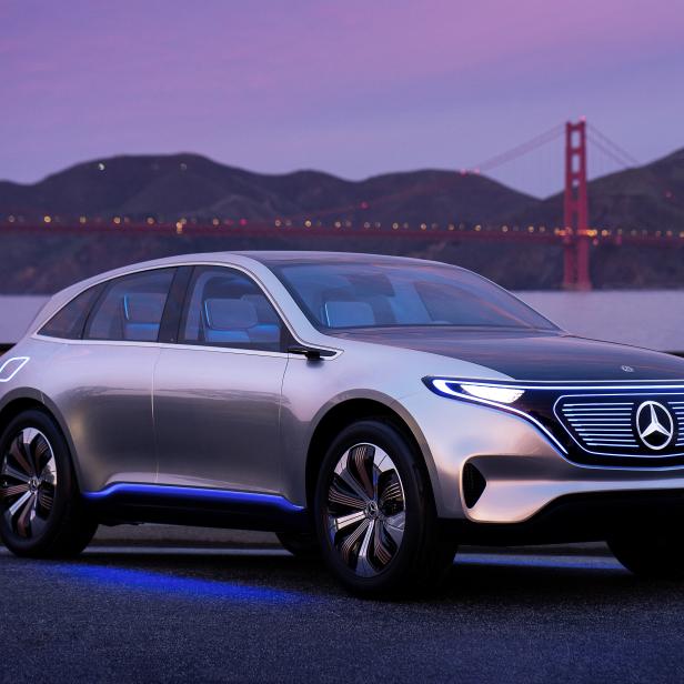 Das Konzeptfahrzeug Mercedes-Benz EQC