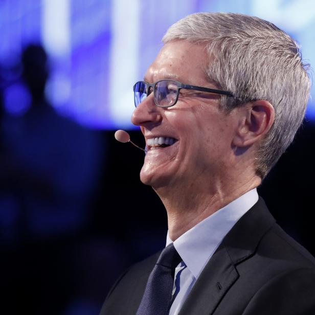 Apple CEO Cook speaks at The Bloomberg Global Business Forum in New York