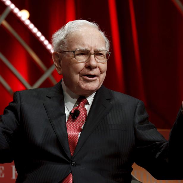 Buffett, chairman and CEO of Berkshire Hathaway, speaks at the Fortune's Most Powerful Women's Summit in Washington