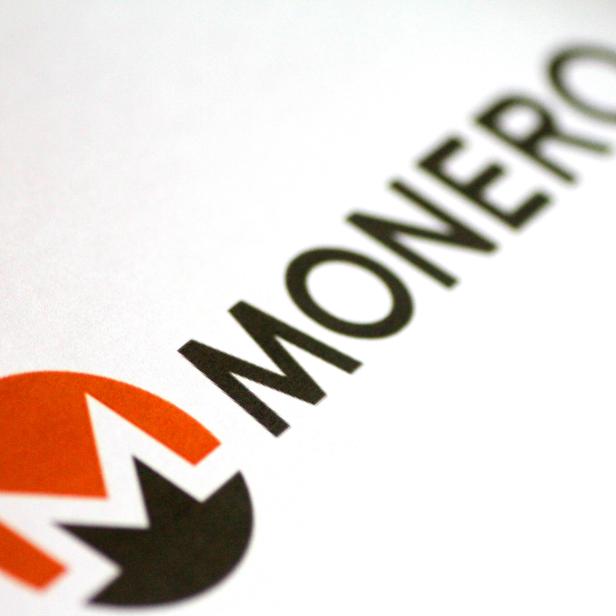 Illustration photo of the Monero logo