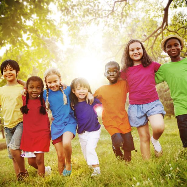 Children Friendship Togetherness Smiling Happiness