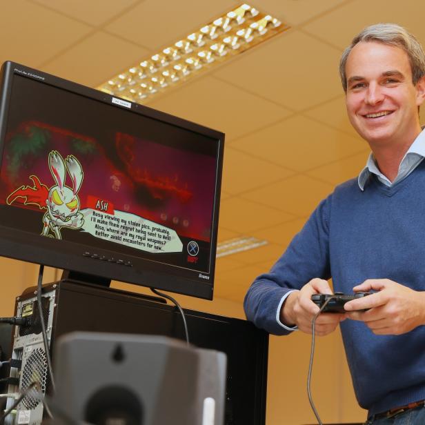 Alexander Hofmann von der FH Techikum Wien leitet den Master-LehrgangGame Engineering und Simulation