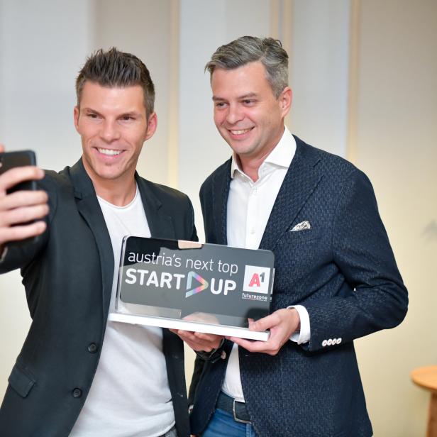 A1-Group-Chef Thomas Arnoldner und Runtastic-Gründer Florian Gschwandtner im futurezone-Interview