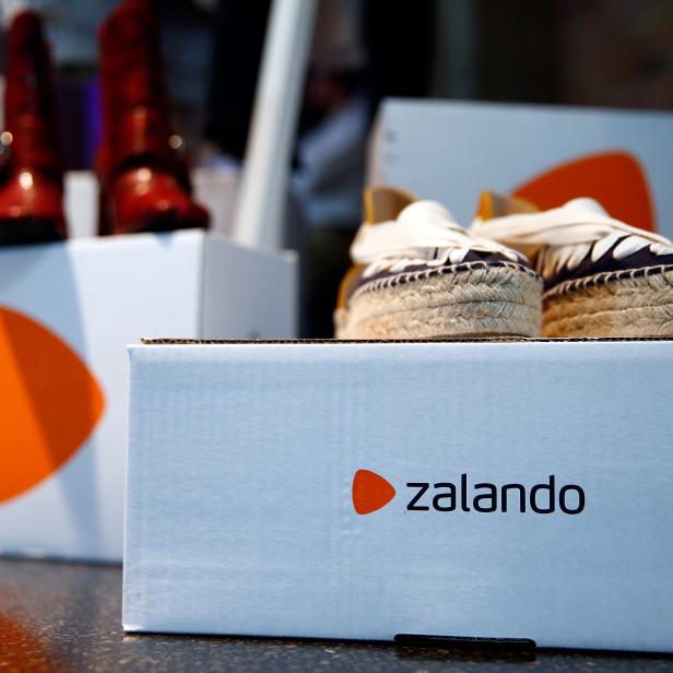 FILE PHOTO: Goods of Zalando Operations, are seen during the company's annual shareholder meeting in Berlin