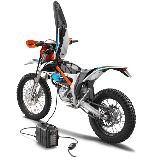 Das E-Motorrad Freeride E-XC von KTM