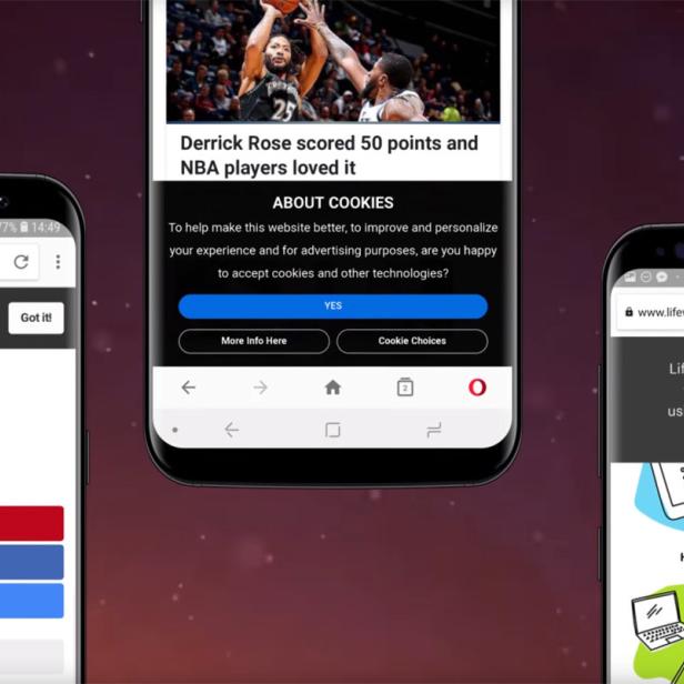 Solche Cookie-Pop-ups sollen mit Opera der Vergangenheit angehören