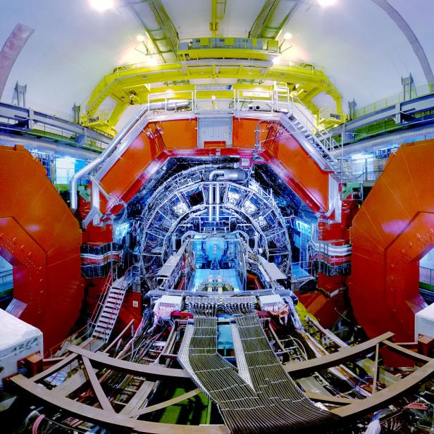 Bild des Teilchendetektors des ALICE Experiments im CERN LHC.