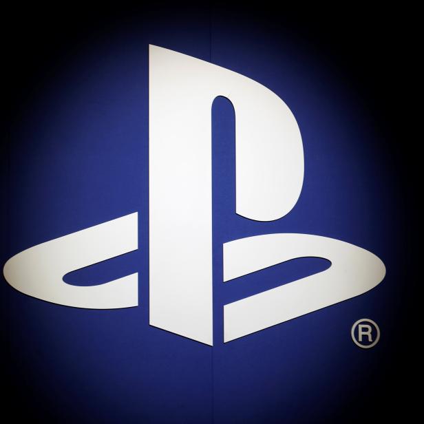 The Sony Playstation logo is seen at the Paris Games Week (PGW), a trade fair for video games in Paris