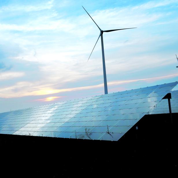 Erneuerbare Energien - Windkraft und Sonnenenergie