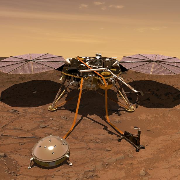 Mars-Lander InSight verabschiedet sich mit traurigem Tweet