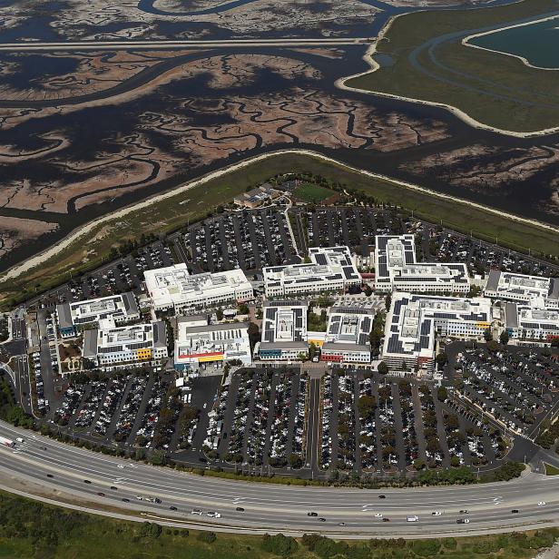 FILE PHOTO: The Facebook campus is shown in this aerial photo in Menlo Park, California