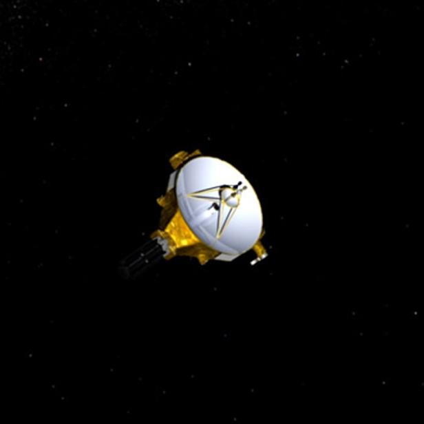 An artist's impression of NASA's New Horizons spacecraft, currently en route to Pluto, is shown in this handout image