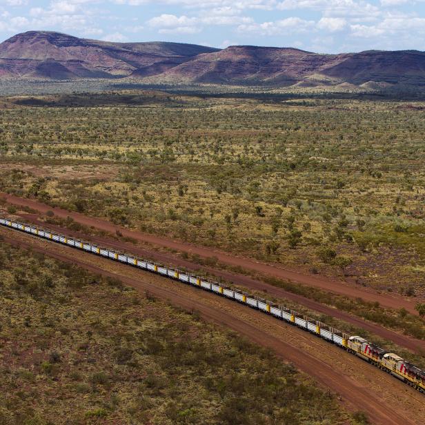 Ein Transportzug von Rio Tinto (Symbolbild)