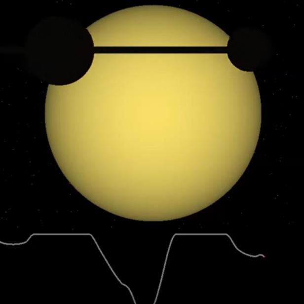 Wie kommt es zu den merkwürdigen Lichtmustern des Sterns KIC8462852? Wirklich durch riesige ? Hier eine Simulation.