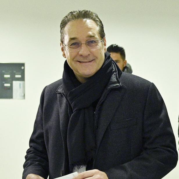 Strache am Donnerstag im Wiener Handelsgericht.