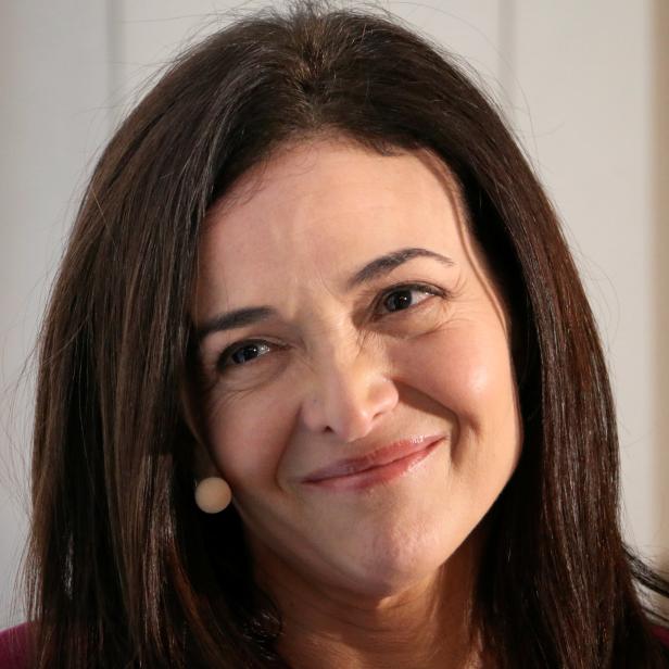 Facebook Chief Operating Officer Sandberg attends an event on the sidelines of the World Economic Forum in Davos