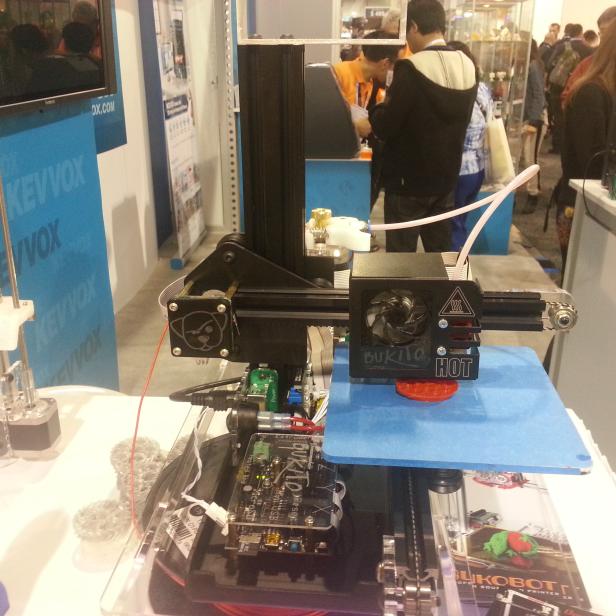 Impressionen aus der 3D-Druck-Zone der CES