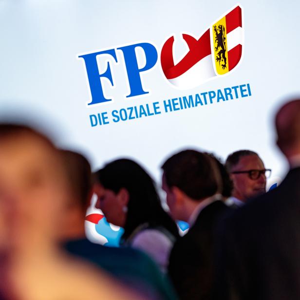 SALZBURG-LANDTAGSWAHL: FPÖ LOGO / WAHLPARTY