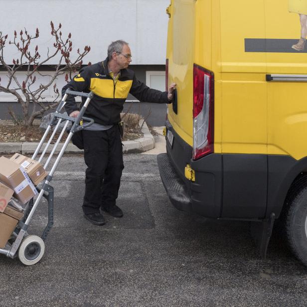 Paketzustellung der Post