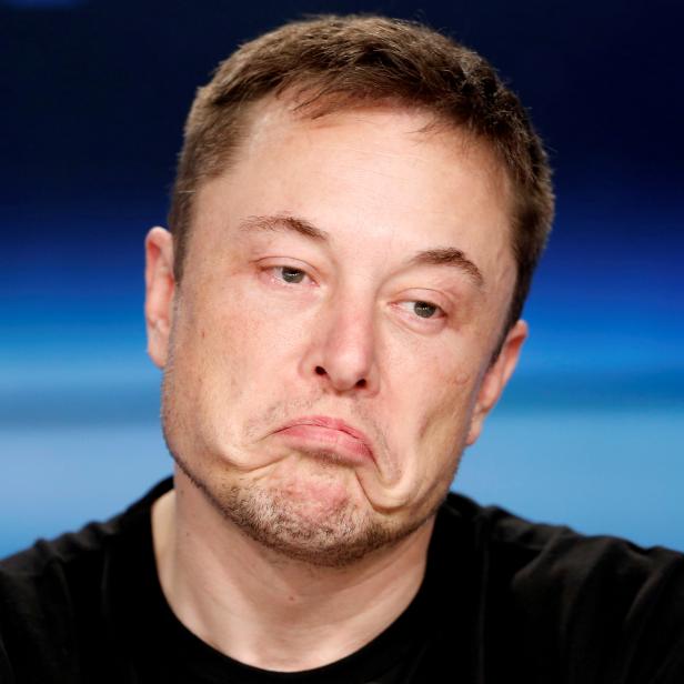 FILE PHOTO: SpaceX founder Musk at a press conference following the first launch of a SpaceX Falcon Heavy rocket in Cape Canaveral