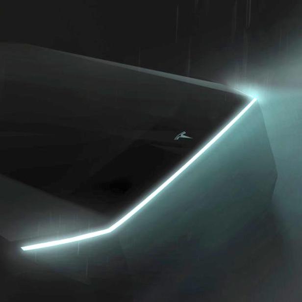 Das erste Teaser-Bild des Tesla-Pick-up-Trucks