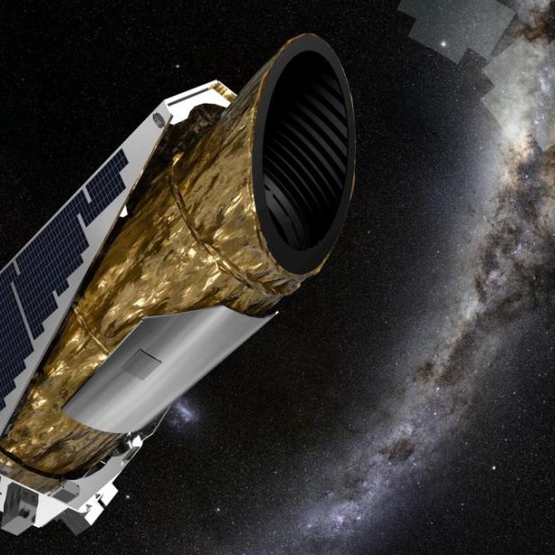 Eine künstlerische Darstellung des Kepler-Teleskops