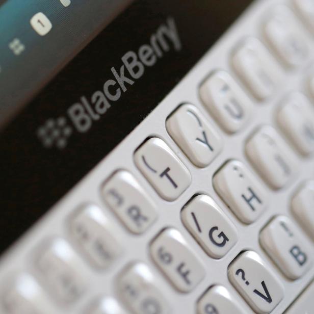 FILE PHOTO --  A Blackberry smartphone is displayed in this illustrative picture taken in Bordeaux, Southwestern France