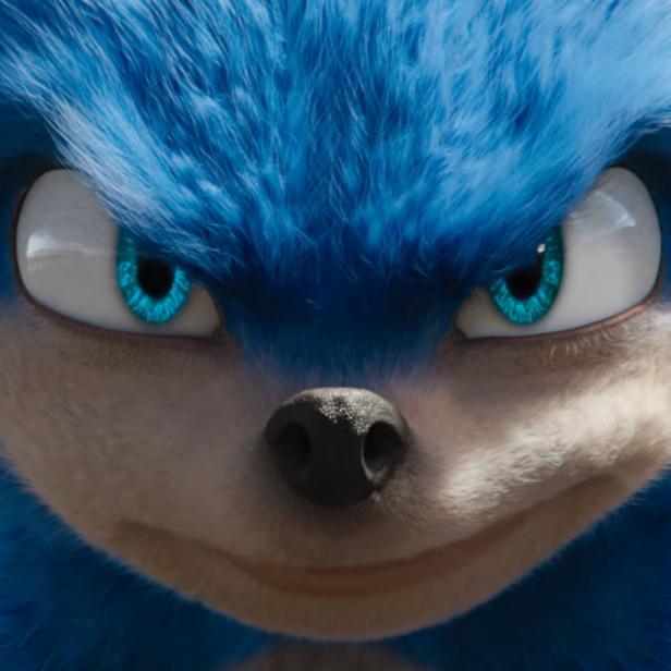 Der motivierte Sprinter-Blick von &quot;Sonic The Hedgehog&quot;