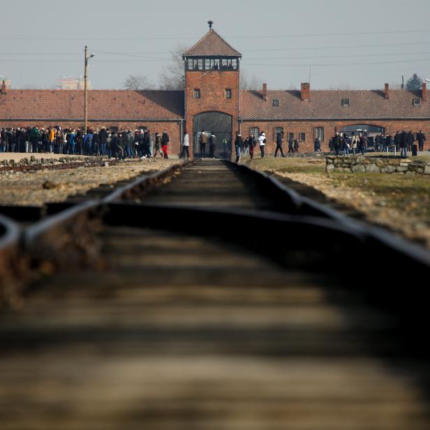 U.S. Vice President Mike Pence visits the former concentration camp Auschwitz