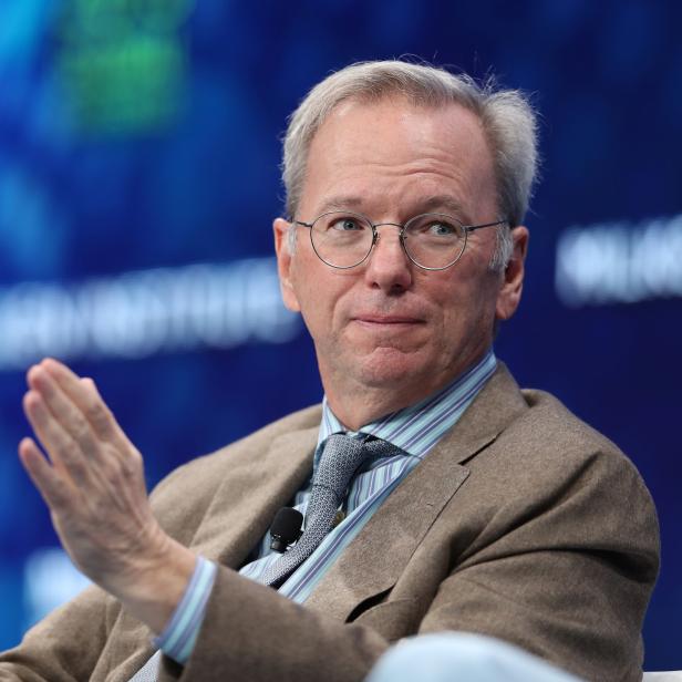 Eric Schmidt, Technical Advisor, Alphabet Inc. speaks at the 2019 Milken Institute Global Conference in Beverly Hills