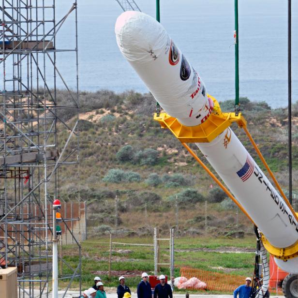 Jene Rakete der 2011 gestarteten Glory-Mission, die durch das mangelhafte Material fehlschlug