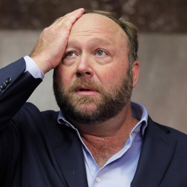 Alex Jones of Infowars visits U.S. Senate as Twitter CEO Dorsey testifies at Senate Intelligence Committee hearing on Capitol Hill in Washington