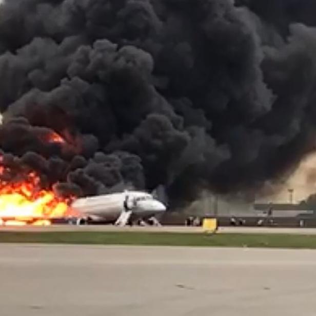 RUSSIA-FIRE-AVIATION-ACCIDENT