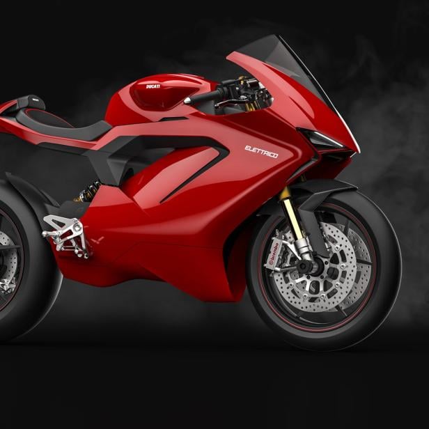 Render-Bilder der Ducati Elettrico