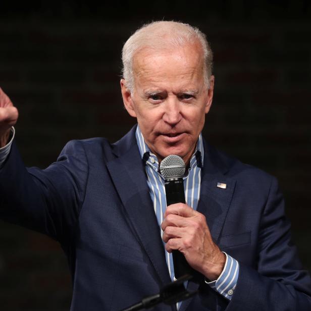 U.S. Democratic presidential candidate Biden holds a campaign stop in Des Moines, Iowa