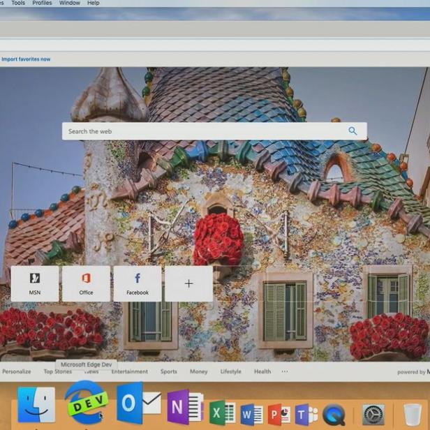 Microsoft Edge Browser für macOS