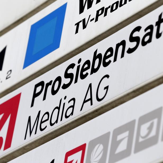 File photo of the logo of Germany's biggest commercial broadcaster ProSiebenSat.1 Media AG in Unterfoehring