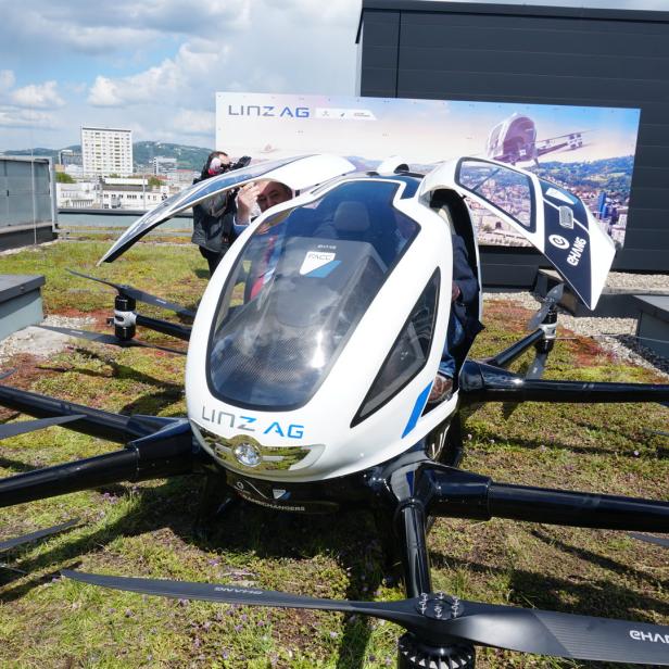 Flugtaxi EHang 216 soll schon 2020 über Linz getestet werden