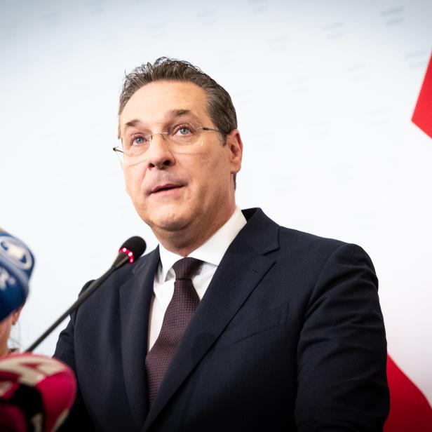 PK Rücktritt Strache