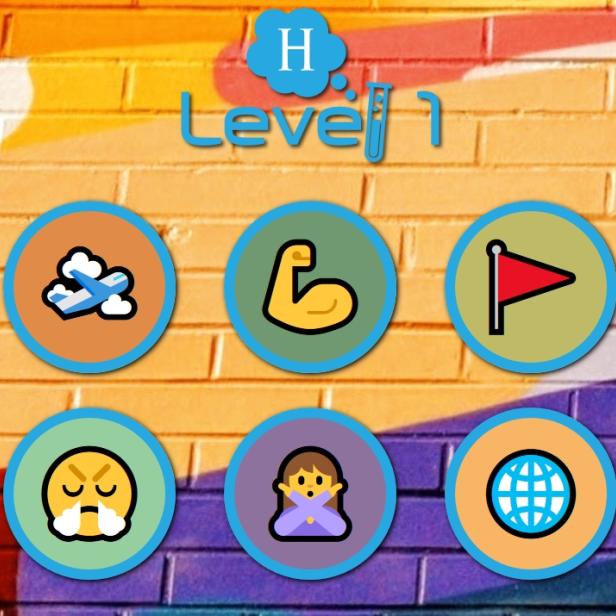 Die Aufgaben bei der Level 1 Challenge - heuer im Emoji-Stil